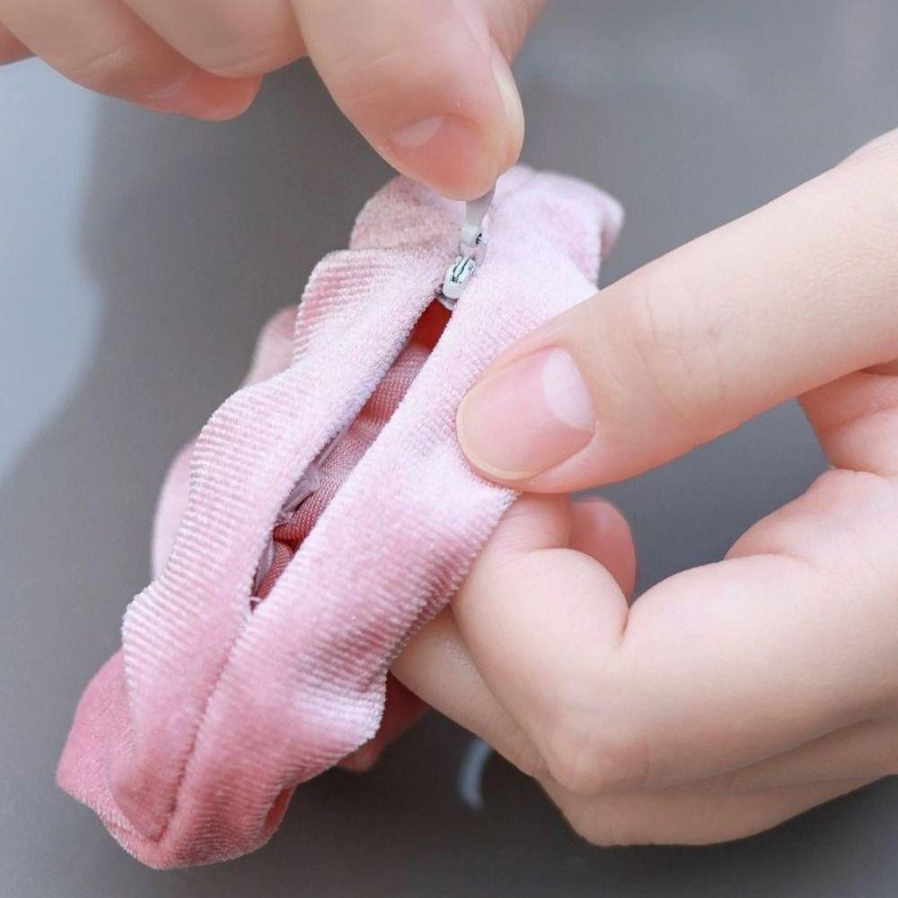 Secret Pocket Basic Hair Rope Safe Sight Secret Elastic Hair Bands Rubber Band Spring Summer