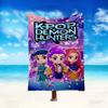 Soft Kpop Demon Hunters Blanket Perfect for Snuggling Up on the Sofa, Ideal for Cozying Up in the Bedroom