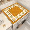 Dust Cover Mat for Drum Washing Machine, Refrigerator & Household Appliances - Non-slip, Absorbent, Diatomaceous Earth, Sunscreen Protection.