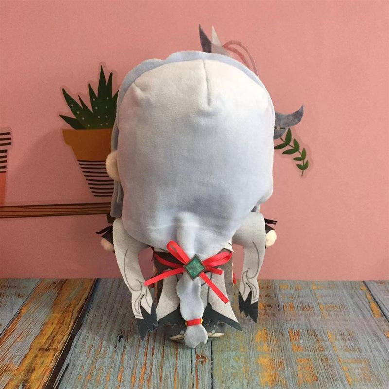 Genshin Impact Plush Doll Toy Keqing Shenhe Yun Jin Cosplay Anime Game Cute Soft Stuffed Pillow Kids Gift 20cm