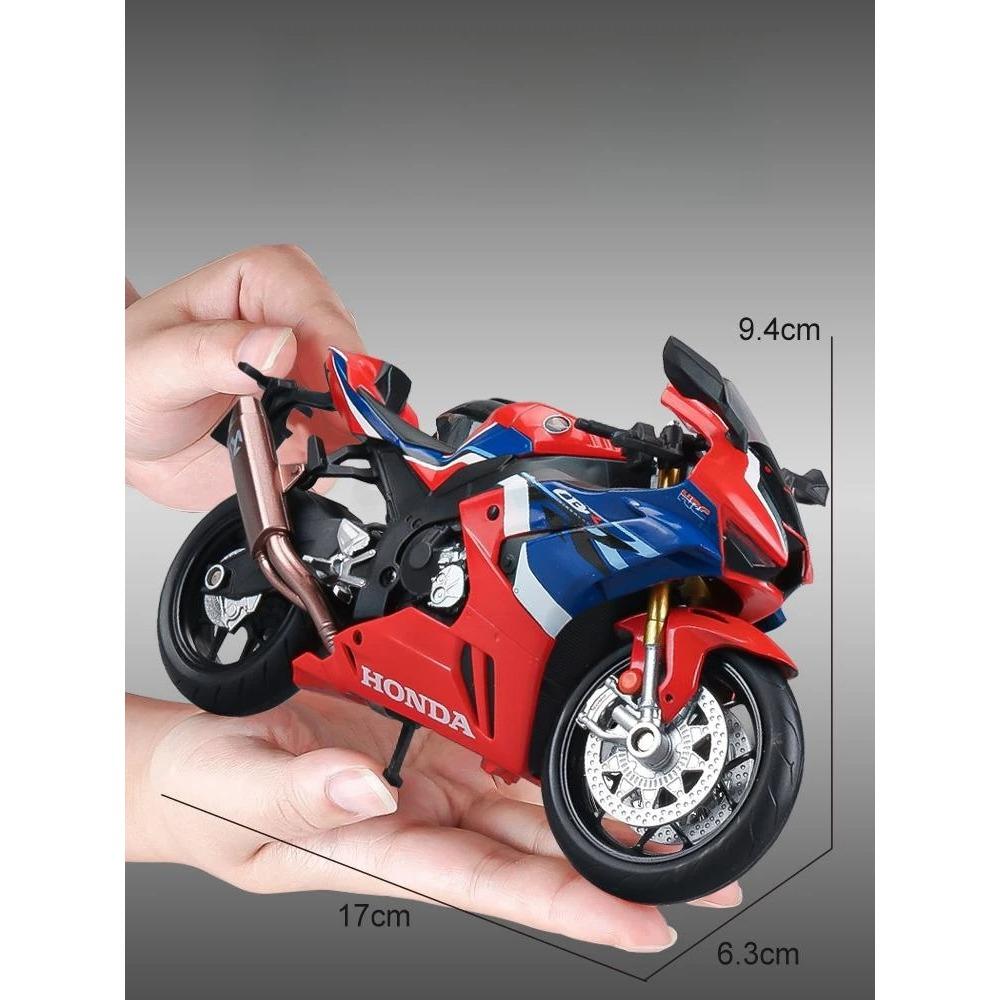 1/12 Scale Honda CBR 1000RR Fireblade Toy Motorcycle RMZ City Diecast Metal Model 1:12 Racing Miniature Collection Gift for Boy Kid