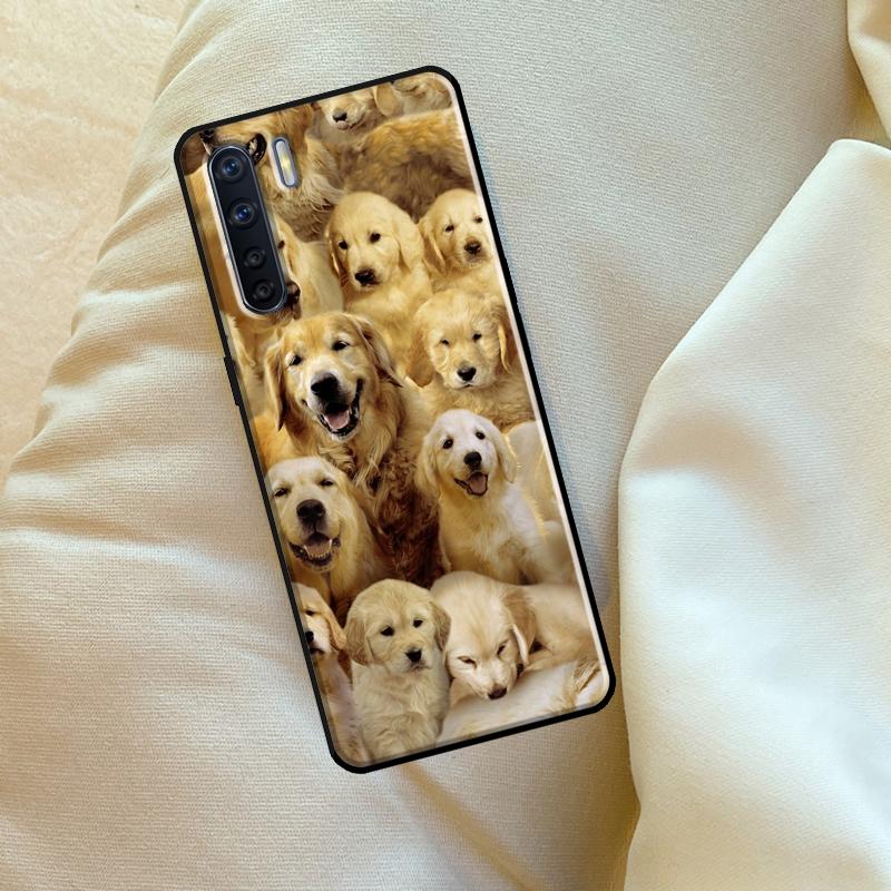 Golden Retriever Dog Case For Oppo A6 A5 Pro A15 A57 A17 A54 A74 A94 A76 A16 A96 A40 A60 A80 A18 A38 A58 A78 A98