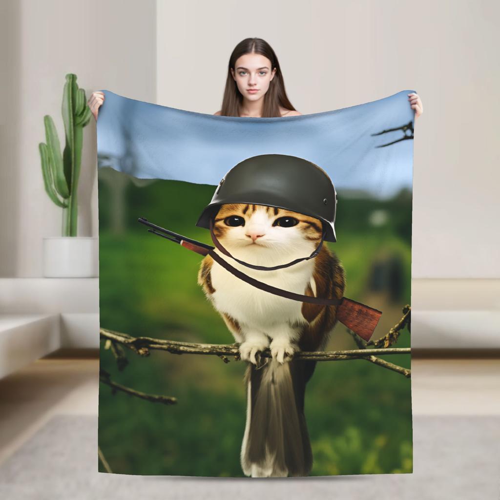 Meowl Cat Owl Plush Toy Animal_1 Blanket Super Soft Quality Winter Blanket Airplane Travel Sofa Bed Novelty Quilt