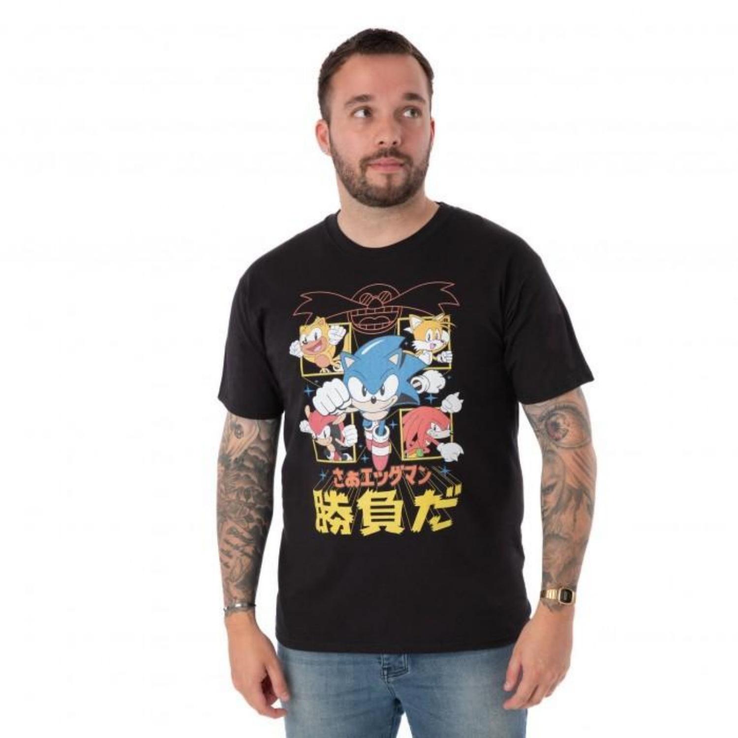 Sonic The Hedgehog Mens Japanese T-Shirt S