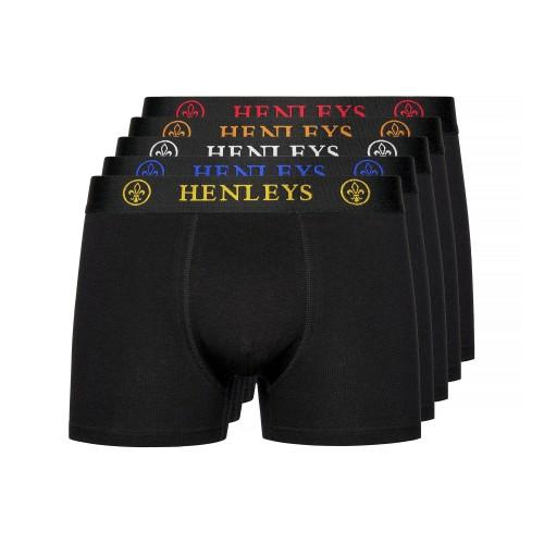 Henleys pánské boxerky Quintlock (Balení po 5)