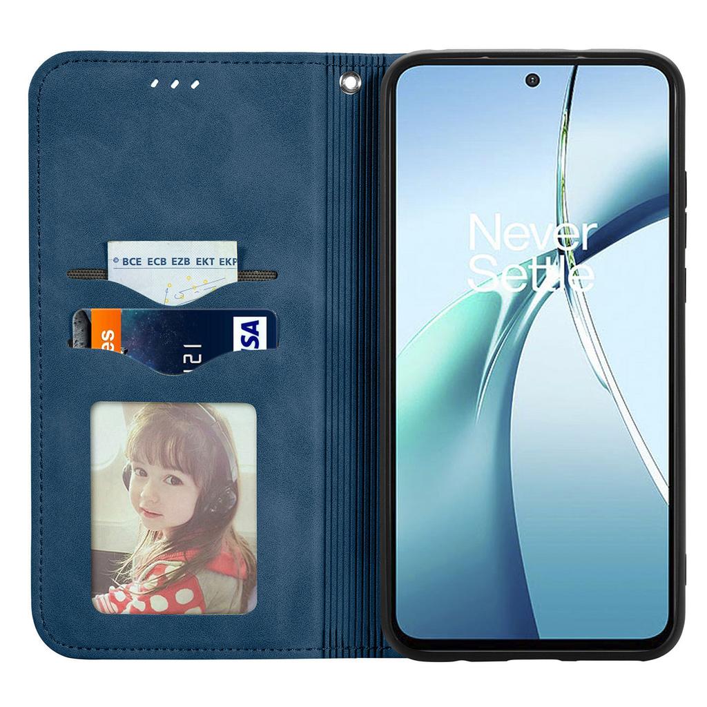 For Xiaomi Redmi Note 14 4G (163.25mm) Leather Case with Card Holder Magnetic Absorption Phone Cover