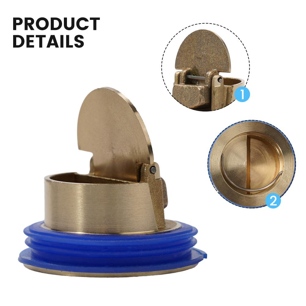 One-Way Valve Shower Drainer Floor Drain Core Insectproof Anti-Odor Drain Cover Sewer Strainer Plug For Kitchen Bathroom Toilet