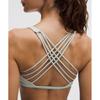 Lululemon Free To Be BrA   Wild  Light Support  A B Cup pelicAn