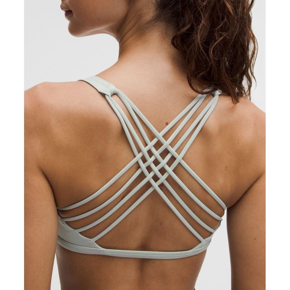 Lululemon Free To Be BrA   Wild  Light Support  A B Cup pelicAn