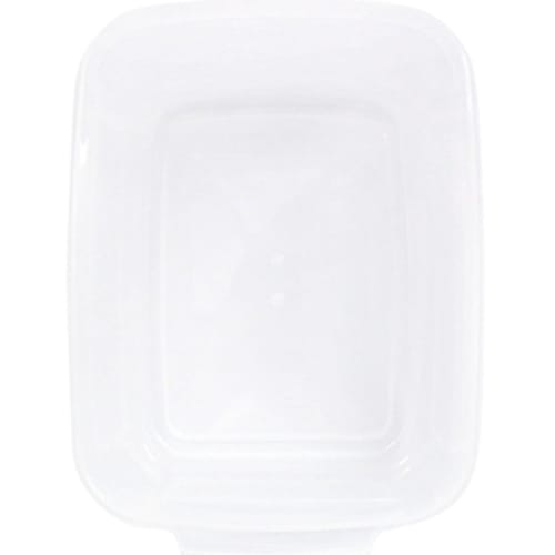 [Equipped with a Handle for Easy Access!] Million Pack Square Deep 2 White Storage Containers, Made In Japan, Approx. 135x178x117mm (Set of 2)