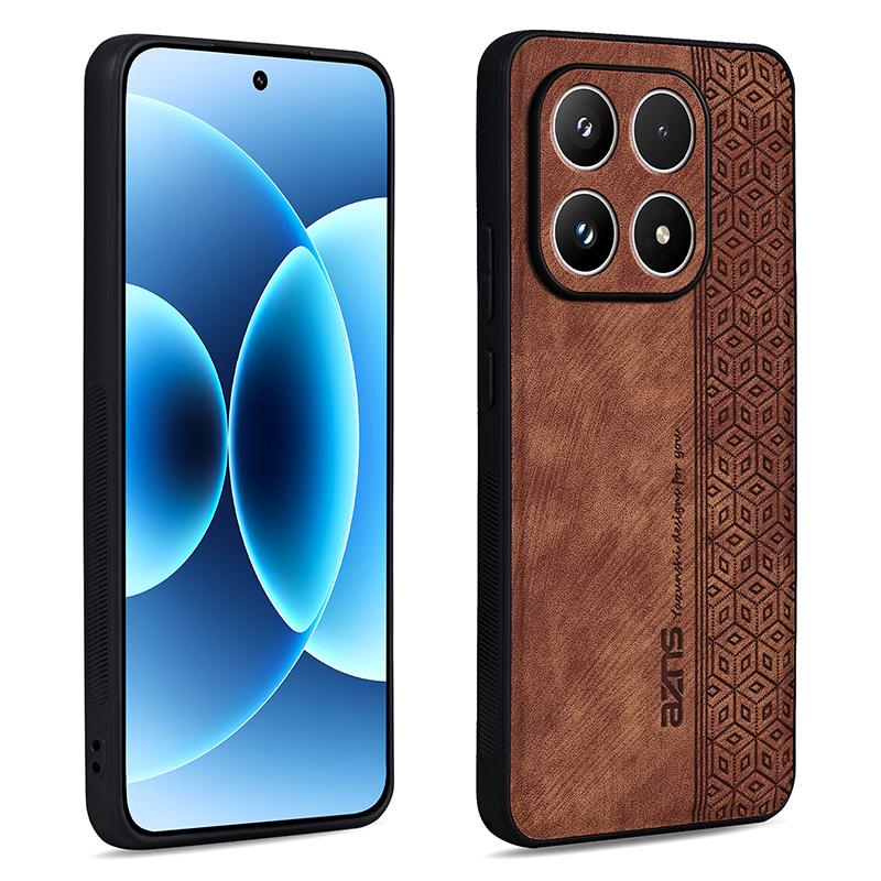 Funda de Teléfono de Cuero PU de Lujo EUCAGR para Xiaomi 15T Pro Mi15T, Funda Trasera Suave a Prueba de Golpes para Xiaomi 15TPro