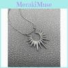 Geometric Snake Chain Necklace With Titanium Pendant For Men Women
