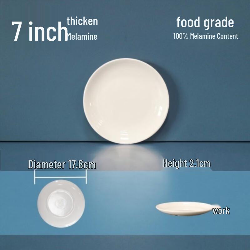 Melamine Dinnerware Set with Stainless Steel Cutlery