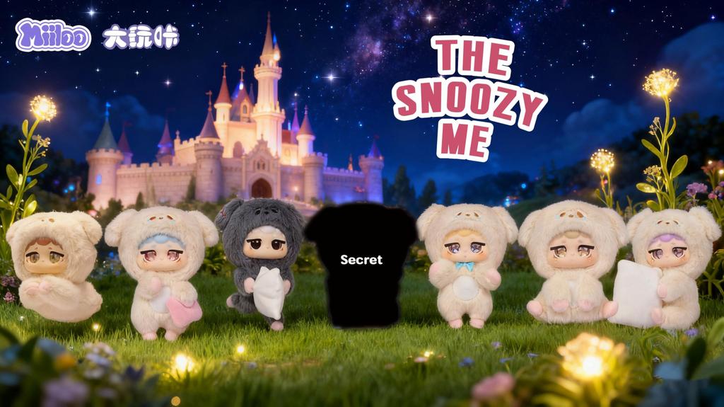 IWAYA Miiloo's THE SNOOZY ME [1 piece] Blind Box Figure Plush Toy 7470-1