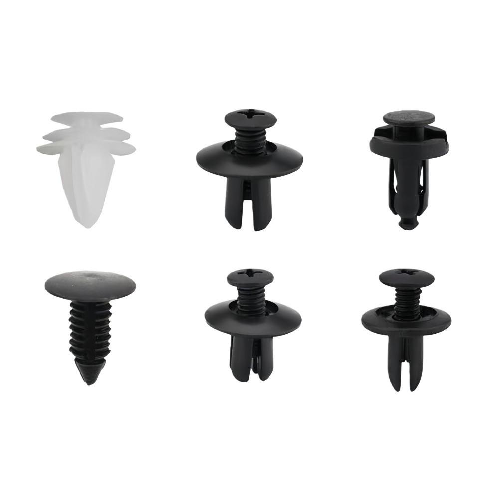 100pcs Push Retainer Pin Auto Fastener Clip Mixed Size Car Bumper Retaining Clips  Car Body