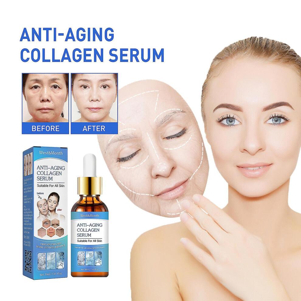 4x 30ml Botulinum Anti-rides Sérum Visage Anti-âge Instantané Rétinol Raffermissement de la Peau