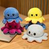 Reversible Double-Sided Flip Octopus Plush Toy