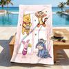Winnie Pooh Friends Stylish Digital Printing Beach Towel Quickdrying Absorbent Blanket For Beach Pool Gym Travel Christmas Gift C922230