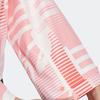 Adidas Striped Printed Short Casual Jacket Women Jackets Pink HF2503