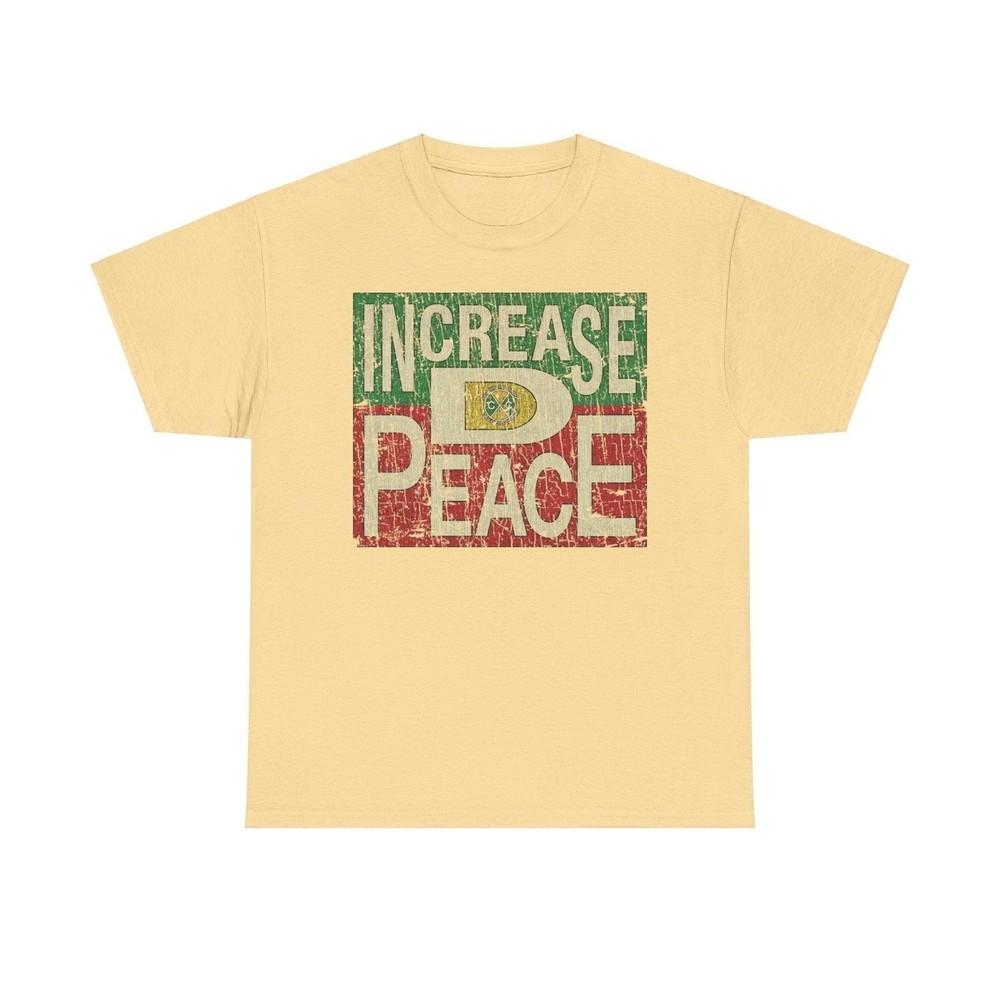 

Increase D Peace 1992 Political Logo T-shirt L