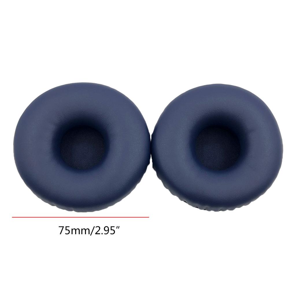 1Pair Ear Pads For MDR-XB650BT XB550AP Headphones Elastic Protein Leather Earpads Ear Pads Sponge Cushion Replace