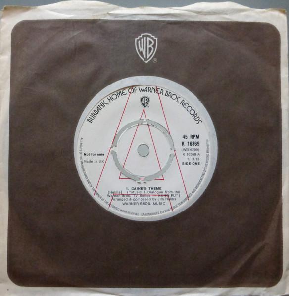 

7-дюймовая пластинка JIM HELMS Тема Кейнса K16369PROMO Warner Bros. Re 1973 UK Саундтреки Мюзиклы Б/у