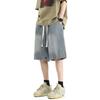 Herren-Jeansshorts Sommer Dünne Mid-Hose Gerades Bein Herren Locker sitzende Hose Herren Casual Fünf-Punkte-Hose
