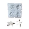 Multi Purpose Star Pendant Silicone Mold Crafting Tool For Decorative Resin Art And Celebration Decoration Projects