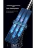 Foldable Flat Mop & Bucket - Hands-Free Washing System