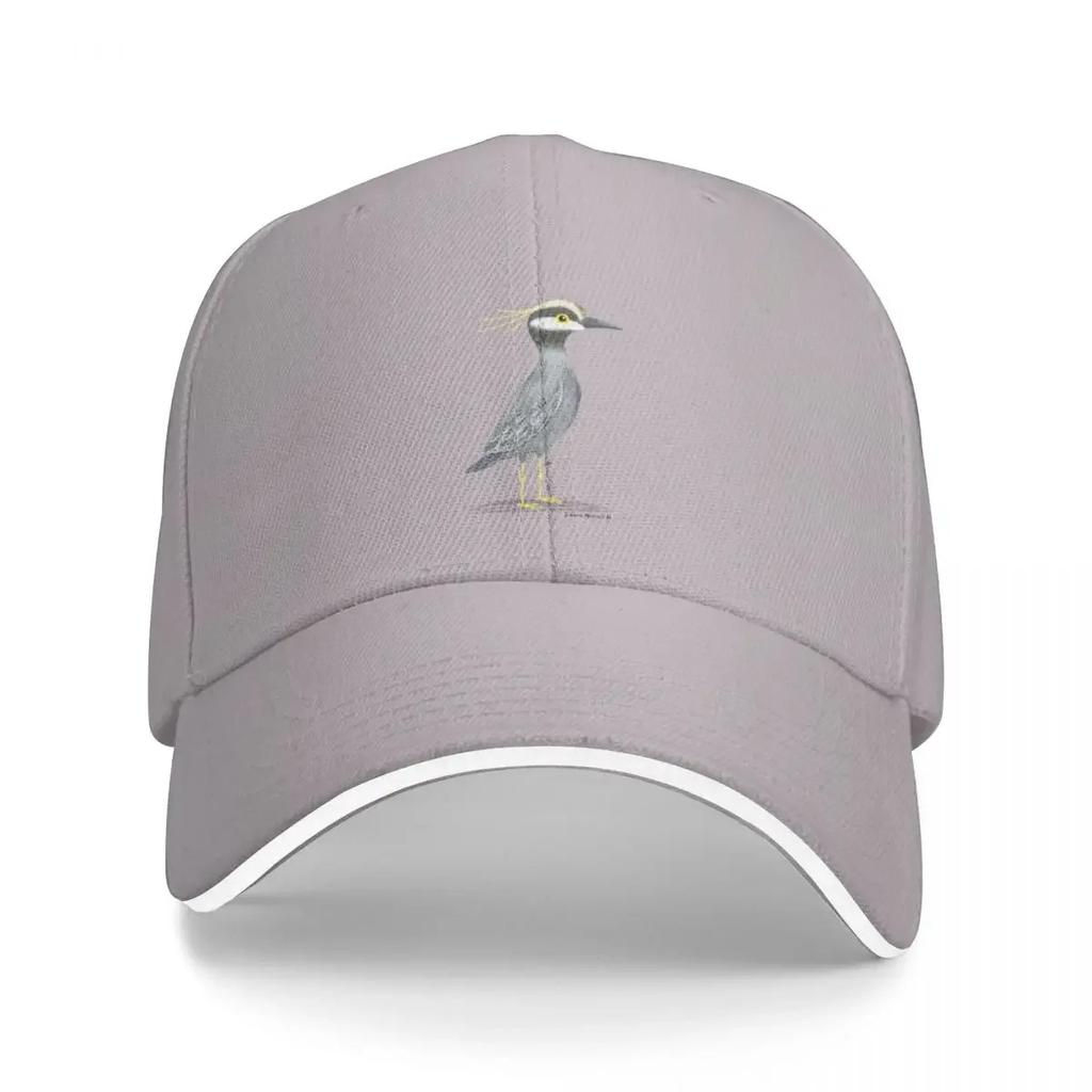 Yellow Crowned Night Heron Bird Baseball Cap Rave Beach Outing Beach Bag For Girls Men's