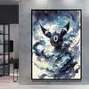 Hot Selling Anime Pokemon Lucario High Quality Retro Canvas Poster HD Printing Home Living Room Decor Holiday Gift Classic