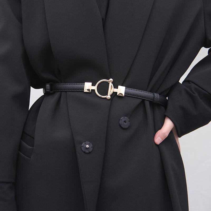 Waist Elegant Womens Chain In Fashionable Black Coffee And Camel For Dresses Suits And