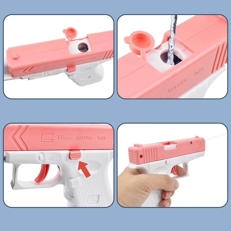 1 Stück Sommer Wasserpistole Spielzeug Mechanische Wasserpistole Spielzeug Jungen und Mädchen Outdoor Strand Wasser Spielzeug Kinder Festival Geschenk Pri