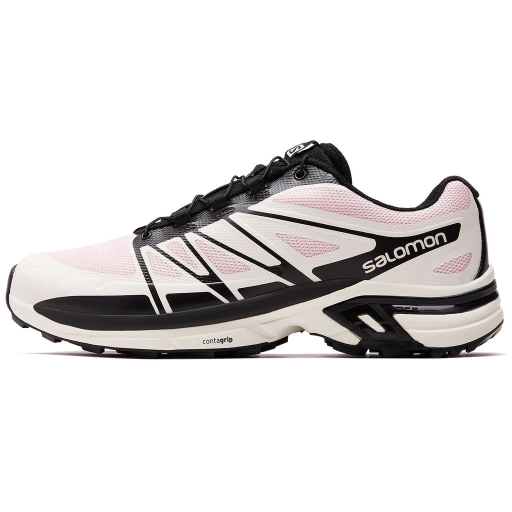 SALOMON Xt-Wings 2 Durable Slip-Resistant Lightweight Low-Top Outdoor Functional Shoes Unisex Shoes Pink White 471357