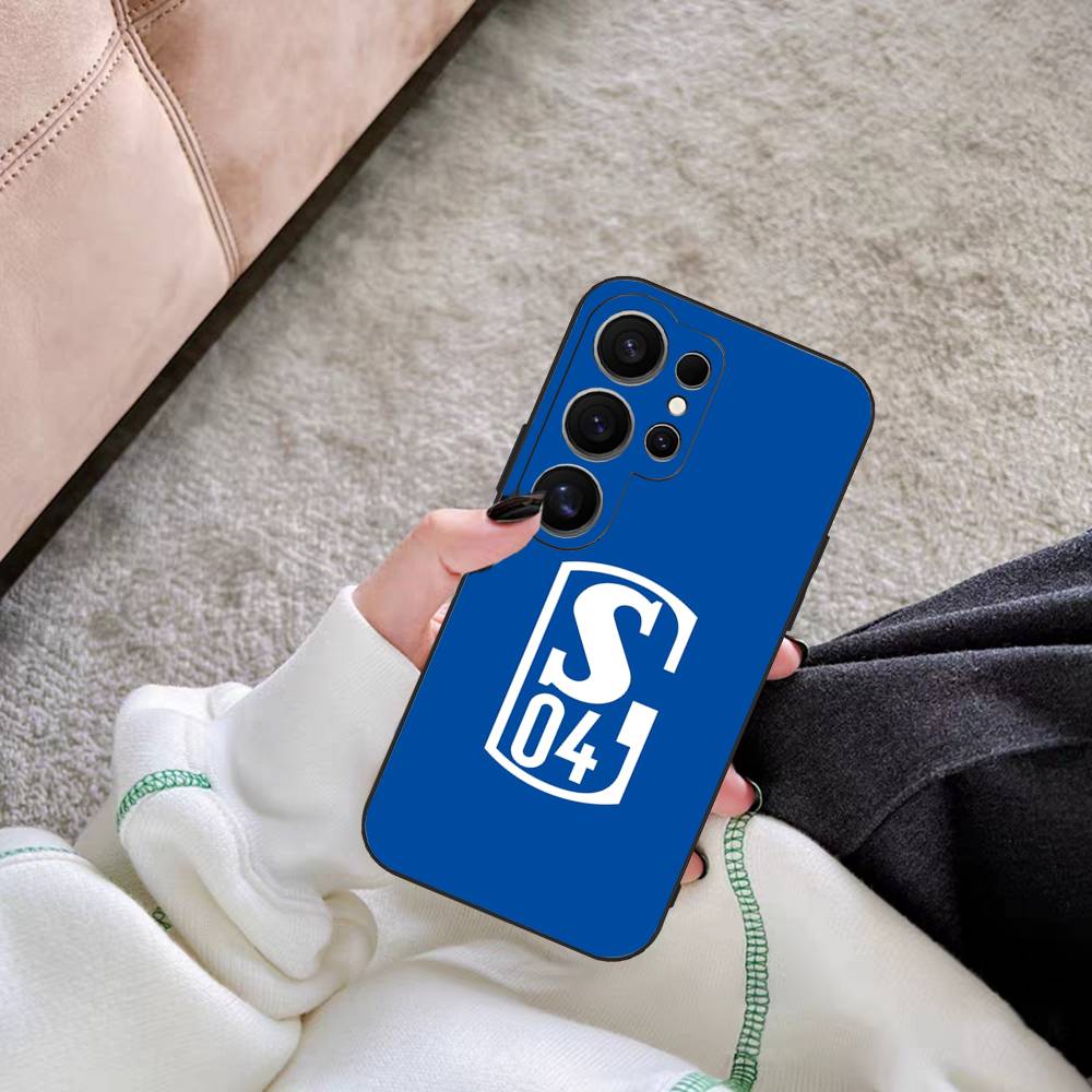 S-Schalke 04 Phone Case For Samsung S 24 Fe 25 Ultra Plus 20 Lite 21 30 22 23 24 22 Ultra 5G Fundas