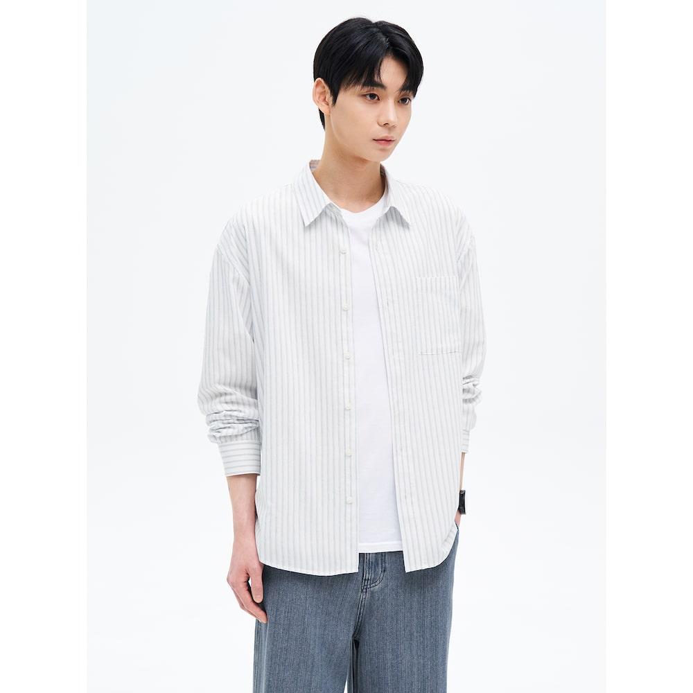 8Seconds Vertical Stripe Shirt White White/M