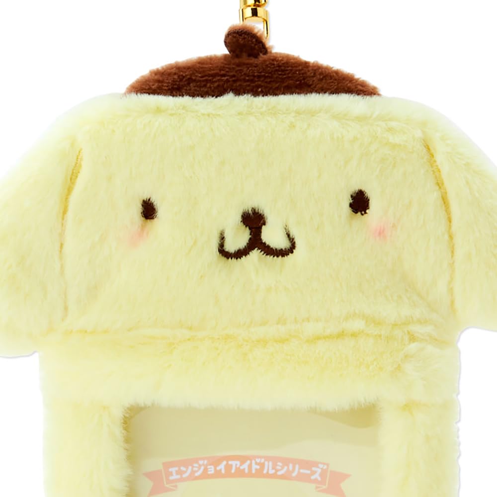 Sanrio Pompompurin Boa Fabric Trading Card Holder 726460 (Enjoy Idol)