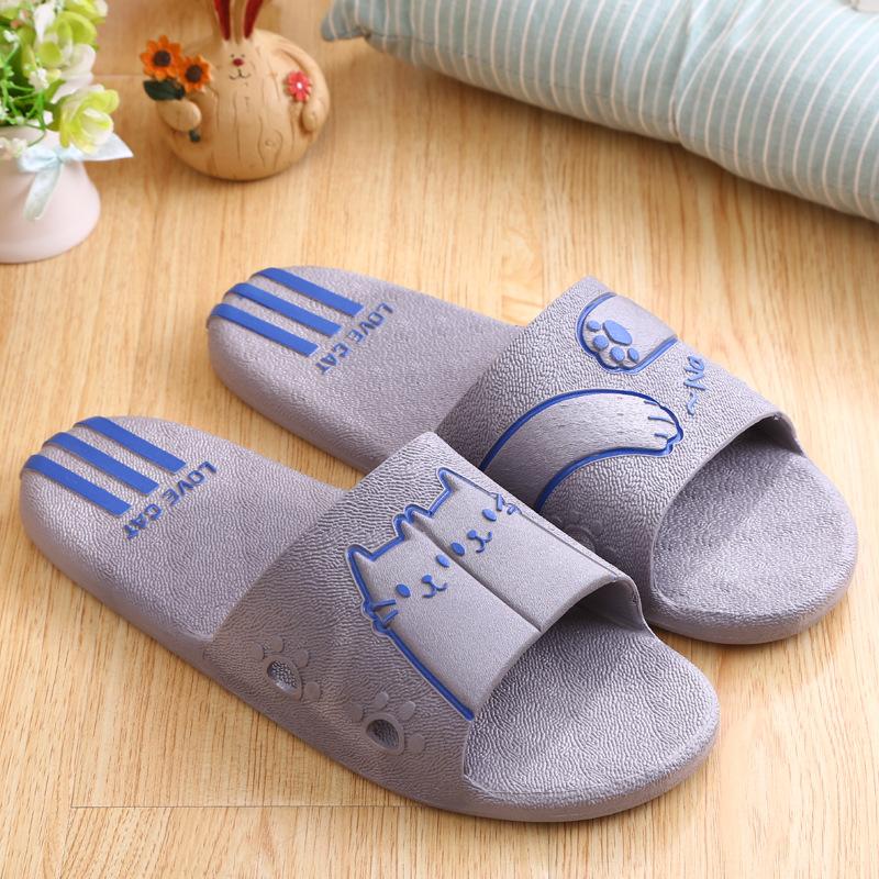 

Летние ПВХ тапочки для ванной, домашние, мультяшные, парные сандалии, комнатные, милые, для ванной, нескользящие сандалии, женские, прилавок 40/41 for 39-40