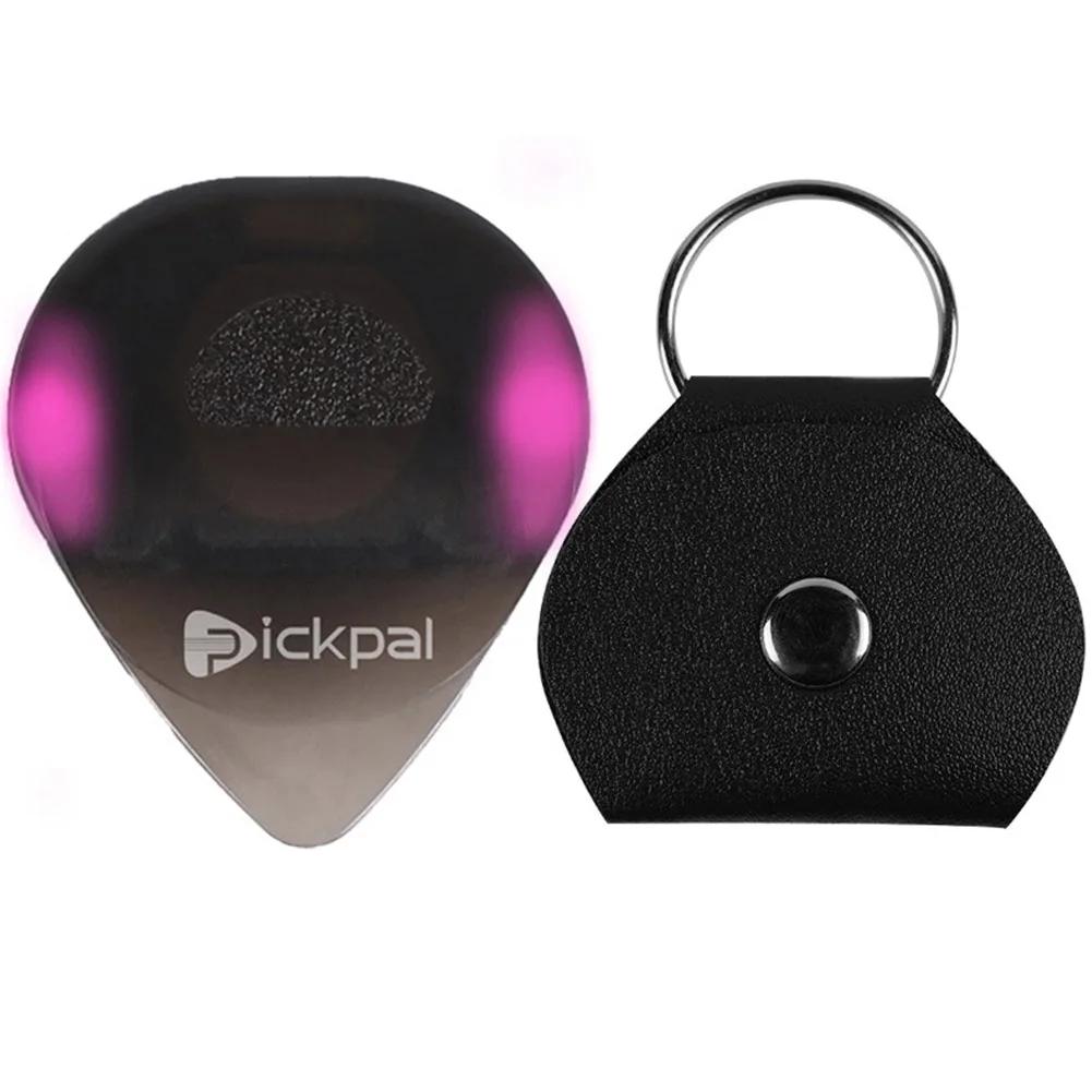 Guitar Touch Luminous Pick with High-Sensitivity LED Light Stringed Instrument Plectrum Non-Slip for Bass Electric Guitarists