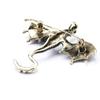 Men Women Dragon Brooch Pin Vintage Crystal Rhinestone Domineering Dragon Flying Pins Clip Lapel Suit Brooches