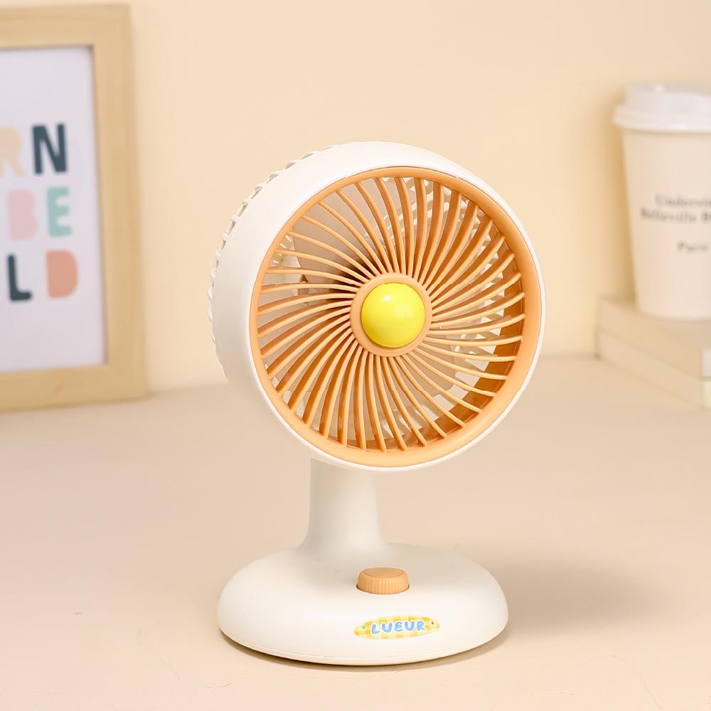 

USB Rechargeable Mini Desktop Fan – Portable, Strong Wind for Office & Student Use 1200mAh