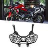 Motorcycle Front Headlight Mesh Grill Protective Cover Black Aluminium Alloy Replacement for Triumph Tiger 900 2020‑2021