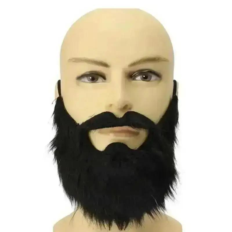 Long Fakes Beard Mustache Party Halloween Decoration Festival Supplies Male Men U Shape Artificial Beard Party Favors