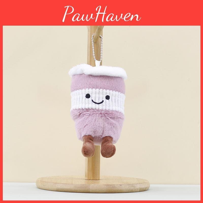 Tea Cup Adorable Plush Toy Keychain With Soft Pp Cotton Filling Girls For