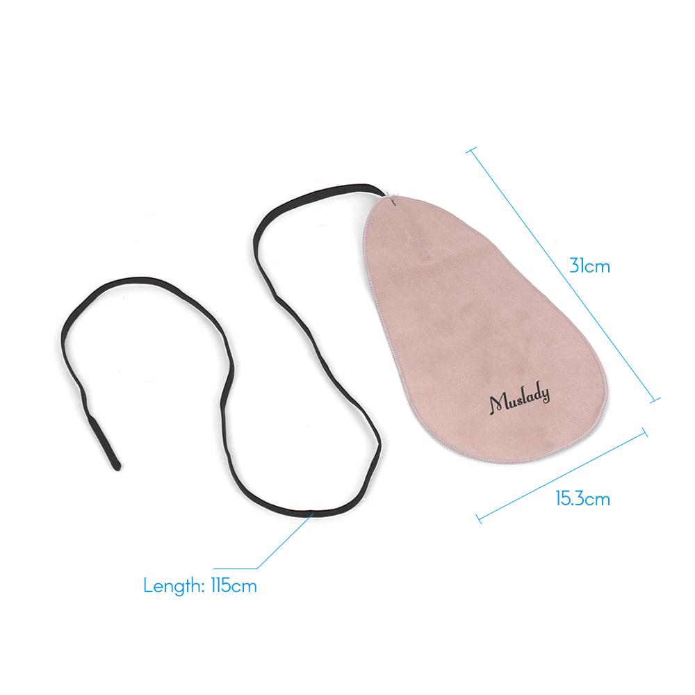 Muslady Blasinstrumenten-Reinigungstuch mit Riemen, weicher künstlicher Schammy-Reiniger für Oboenflöte