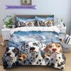 Dalmatian Pattern Bedding Home Decoration Birthday Gift (1 * duvet cover + 2 * pillowcase, without core)
