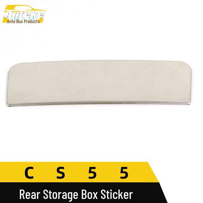 CS55 Rear Storage Box Stainless Steel Sequins: Third Row Decoration Sticker Accessories