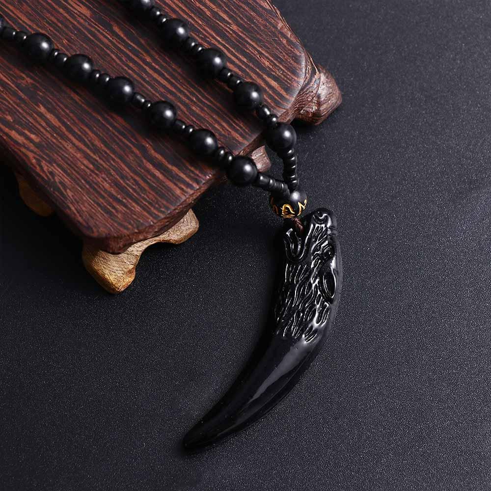 Niche Design Small Bead Girl Necklace Chinese Style Necklace Men Necklace Fashion Jewelry