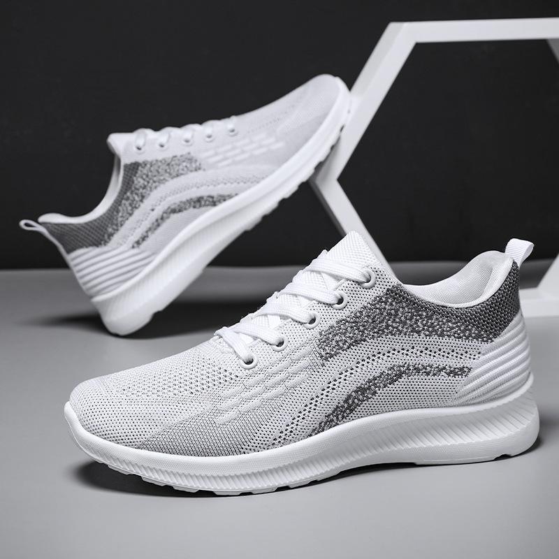 New Men's Shoes, Breathable Sports Shoes, Lightweight, Shallow Lace-up Casual Shoes, Single Shoes