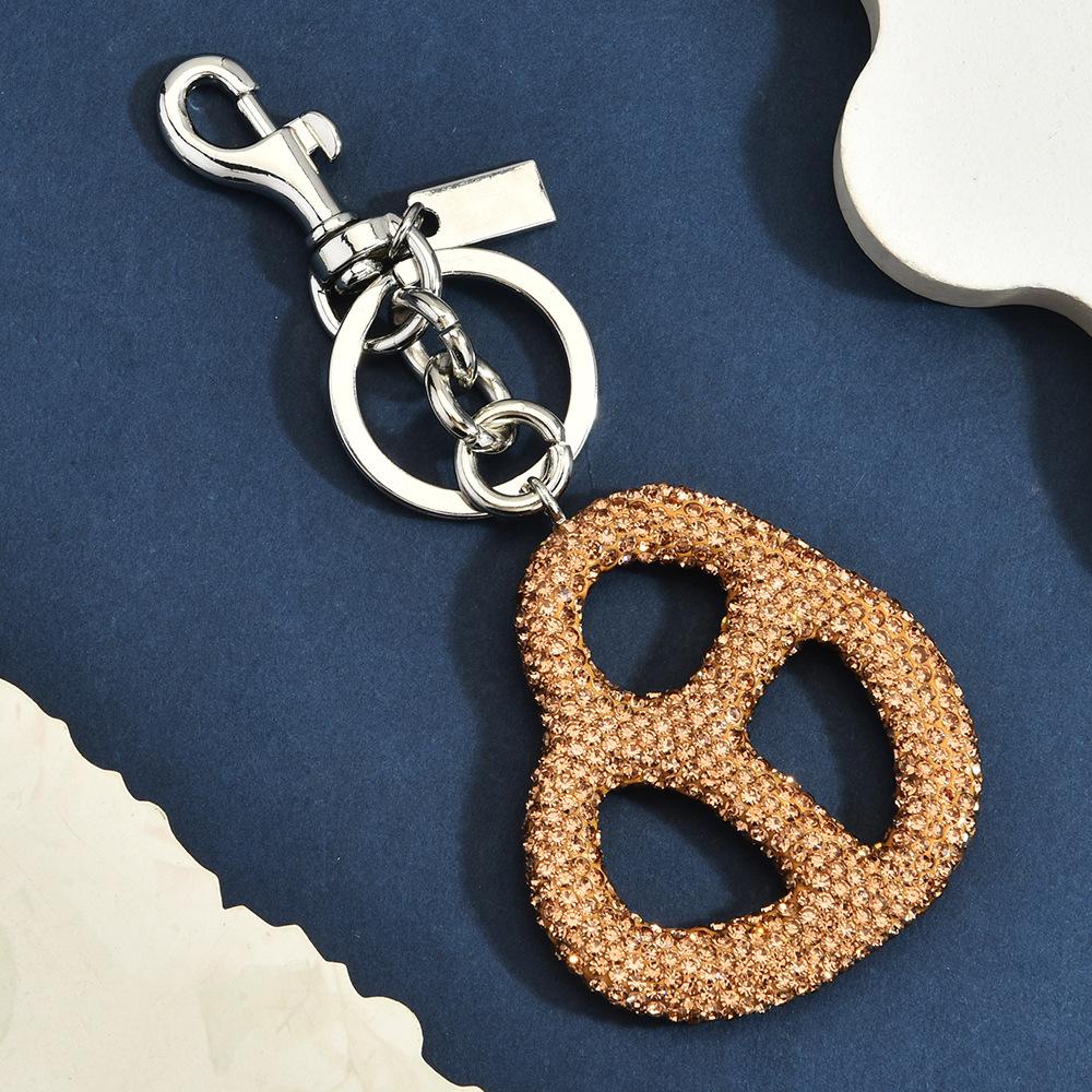 Simulated Cookie-shaped Keychain, Exquisite and Luxurious Style Handbag Pendant, Unique and Creative Niche Product